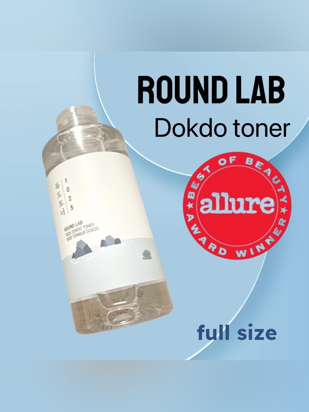 🌟🇰🇷🆕 ROUND LAB | FULL | Gentle award winning 1025 Dokdo Toner